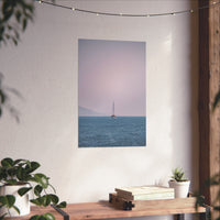 Boat at Sea Print