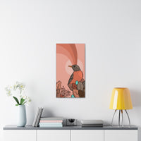 Four Birds (Robin) Canvas