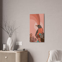 Four Birds (Robin) Canvas