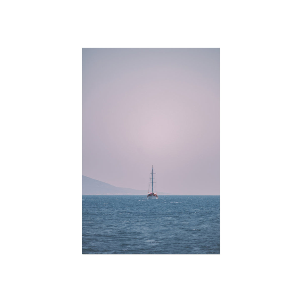 Boat at Sea Print