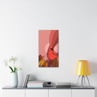 Four Birds (Cardinal) Canvas